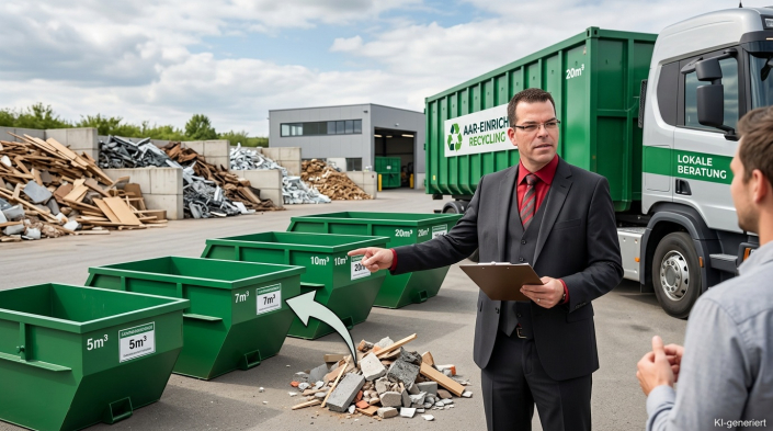 Containerdienst in der Nähe: So finden Sie die richtige Größe für Ihr Projekt
