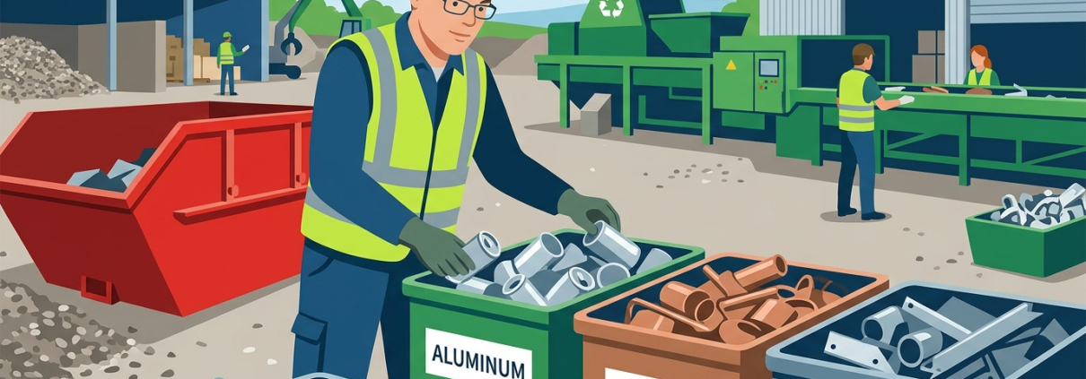 Schrott richtig sortieren: So erzielen Sie beim Metallverkauf den besten Preis